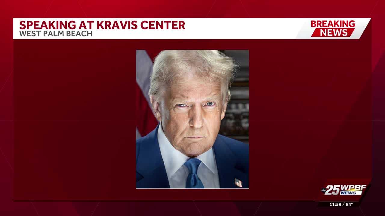 President Trump to speak at Kravis Center in West Palm Beach Friday