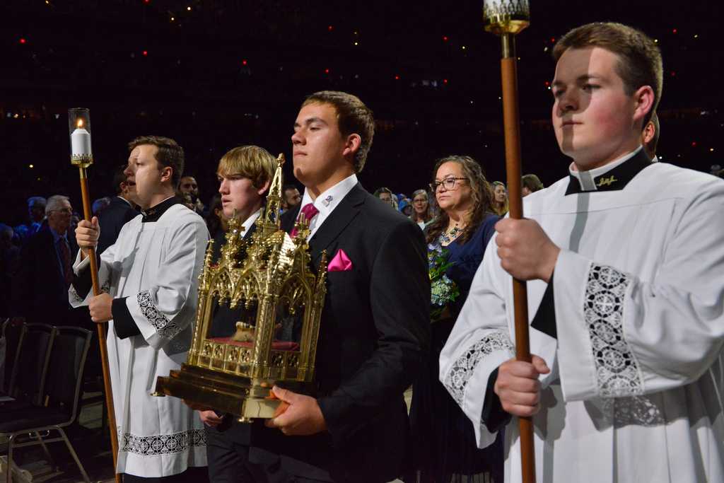 Famed radio and TV priest Fulton Sheen is beatified in St. Louis, putting him a step from sainthood