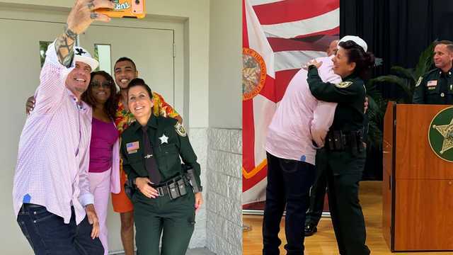 Vanilla Ice crashes deputy's 30-year celebration in the best way