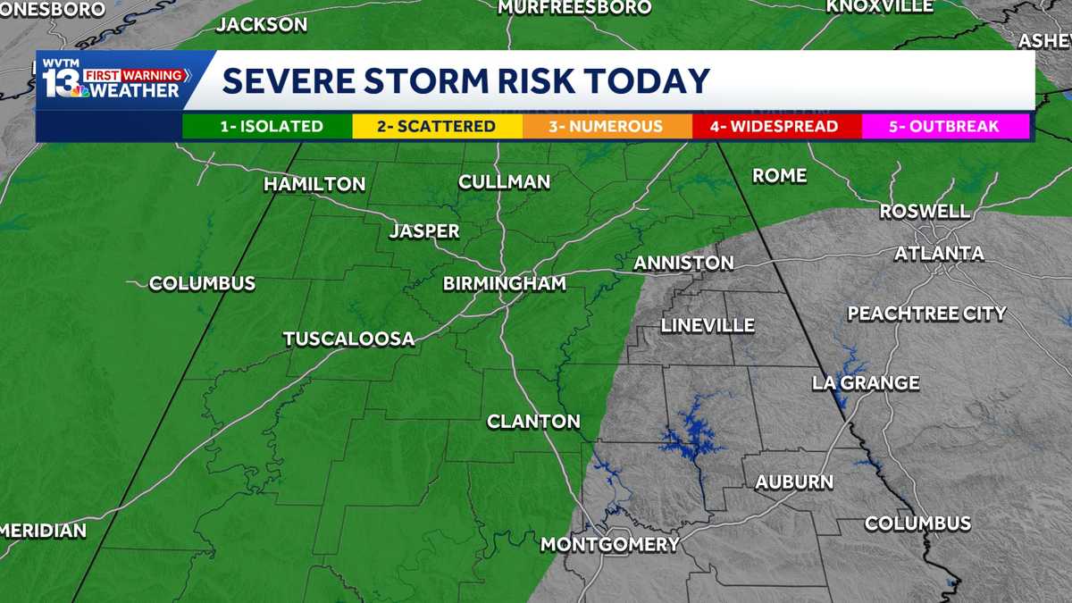 Alabama weather: Friday First Warning Impact Day for heavy rain, storms ...