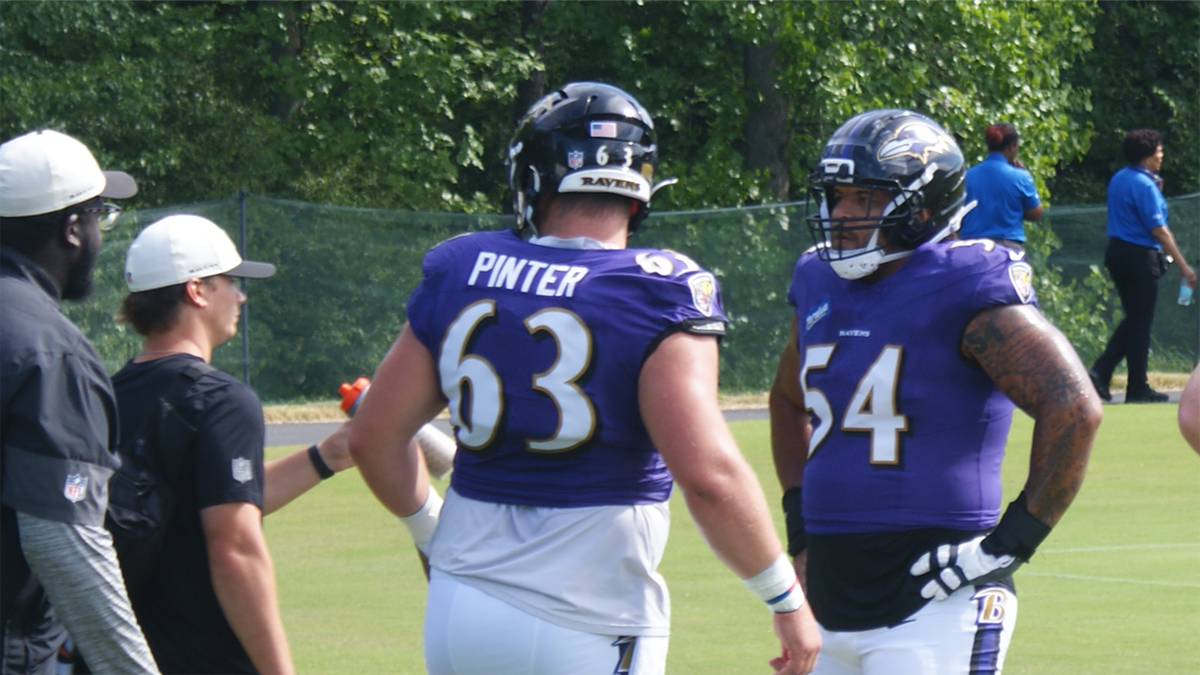 Ravens center Danny Pinter injured during joint practice in Minnesota