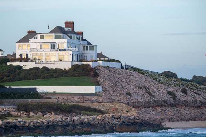 Taylor Swift's home on October 7, 2025, in Watch Hill, in Westerly, RI.