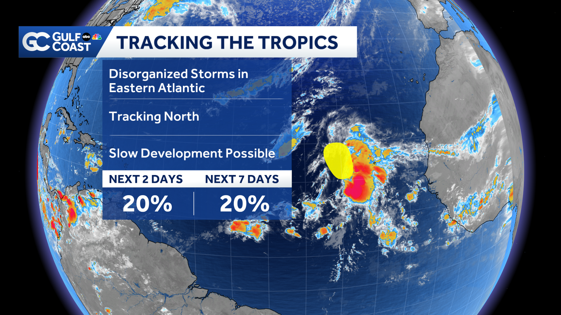 Low odds for tropical development in the Atlantic - WBBH