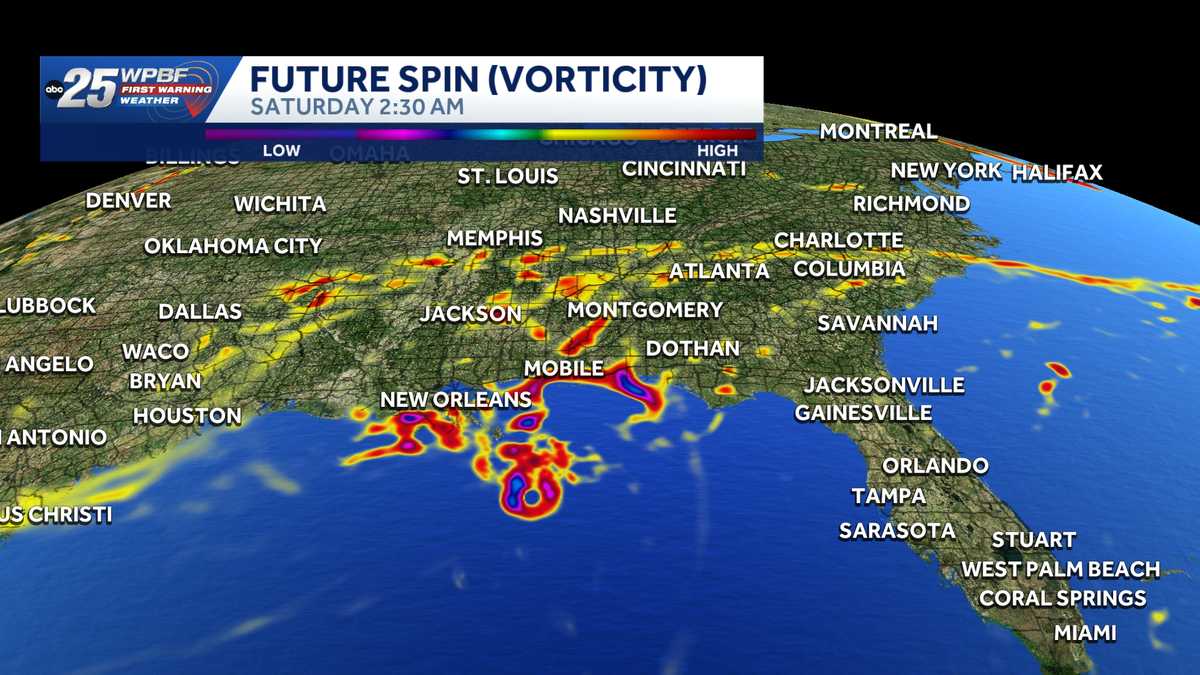 Threat for tornadoes for Panhandle of Florida