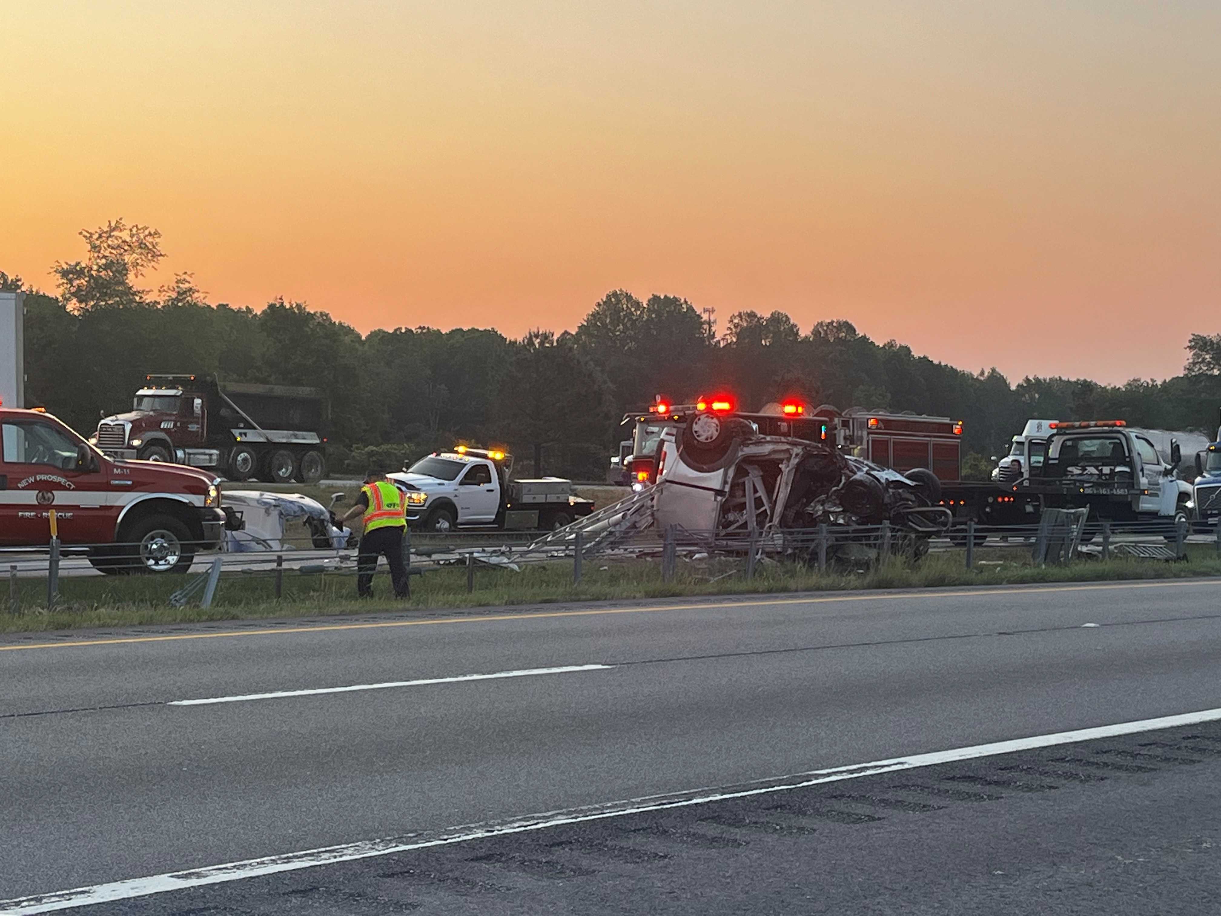Coroner called to crash on I-26 in Spartanburg County - WYFF