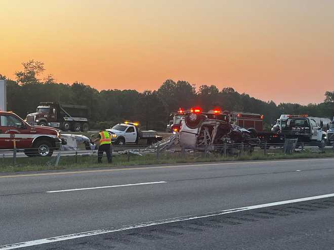 Coroner called to crash on I-26 in Spartanburg County