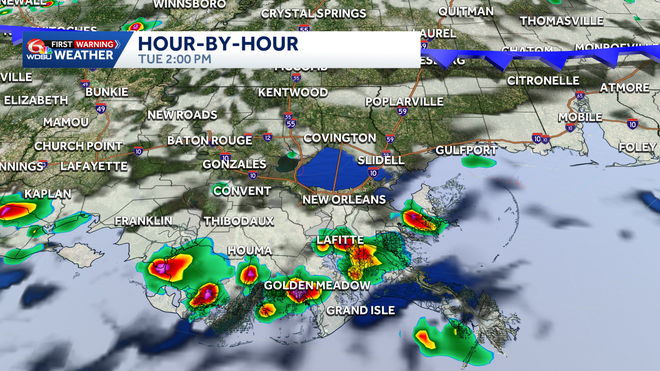 Impact Day: more rain and storms expected in your Tuesday afternoon ...