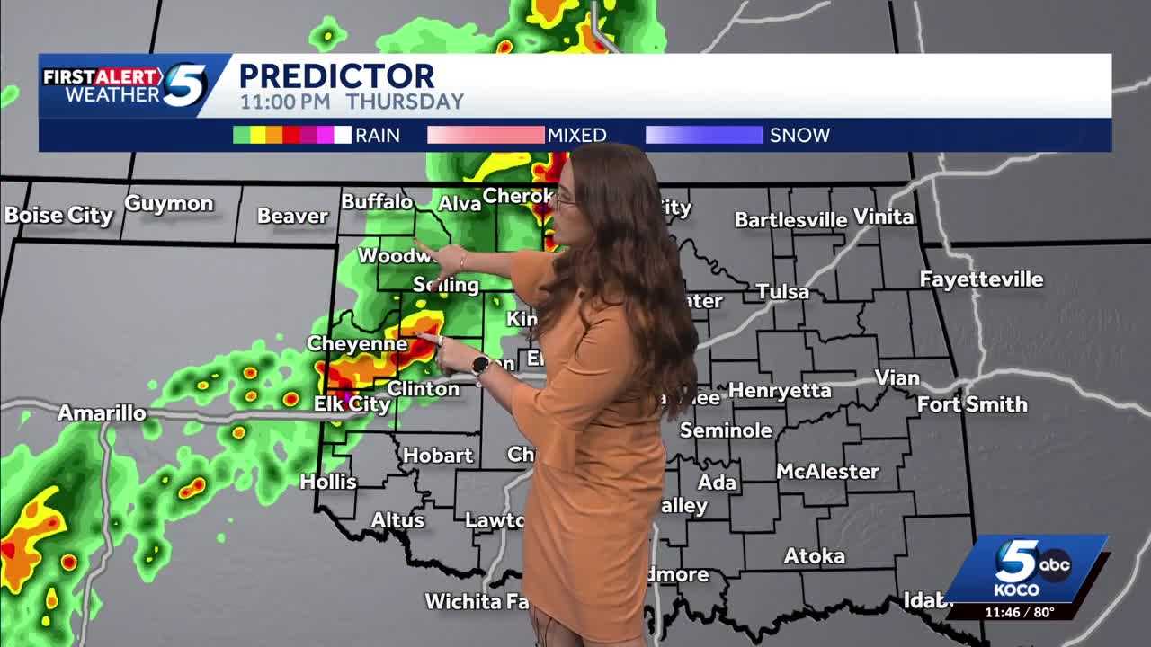 TIMELINE: Oklahoma could see storms with strong winds on Thursday - KOCO