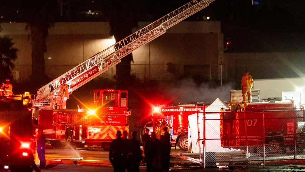 Driver arrested in bus collision that happened before news helicopter crash in LA