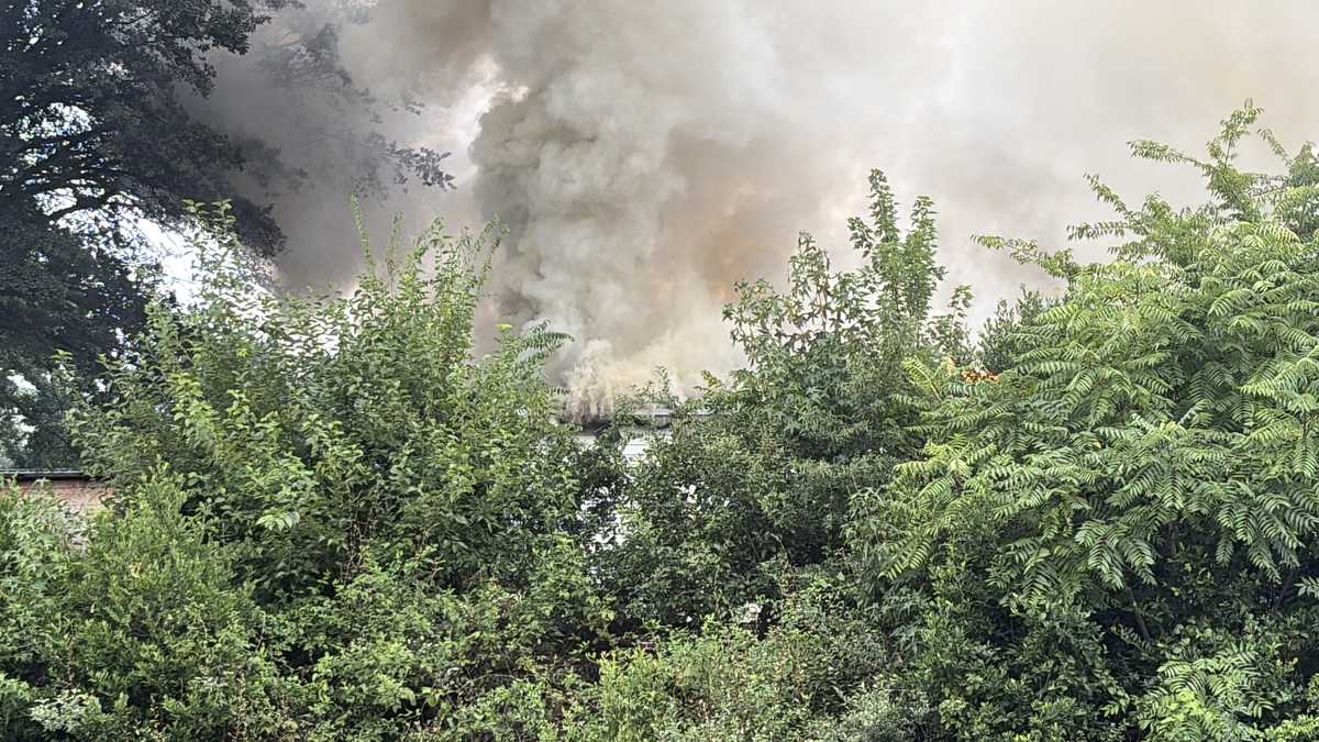 Firefighters respond to massive blaze at Greenville home