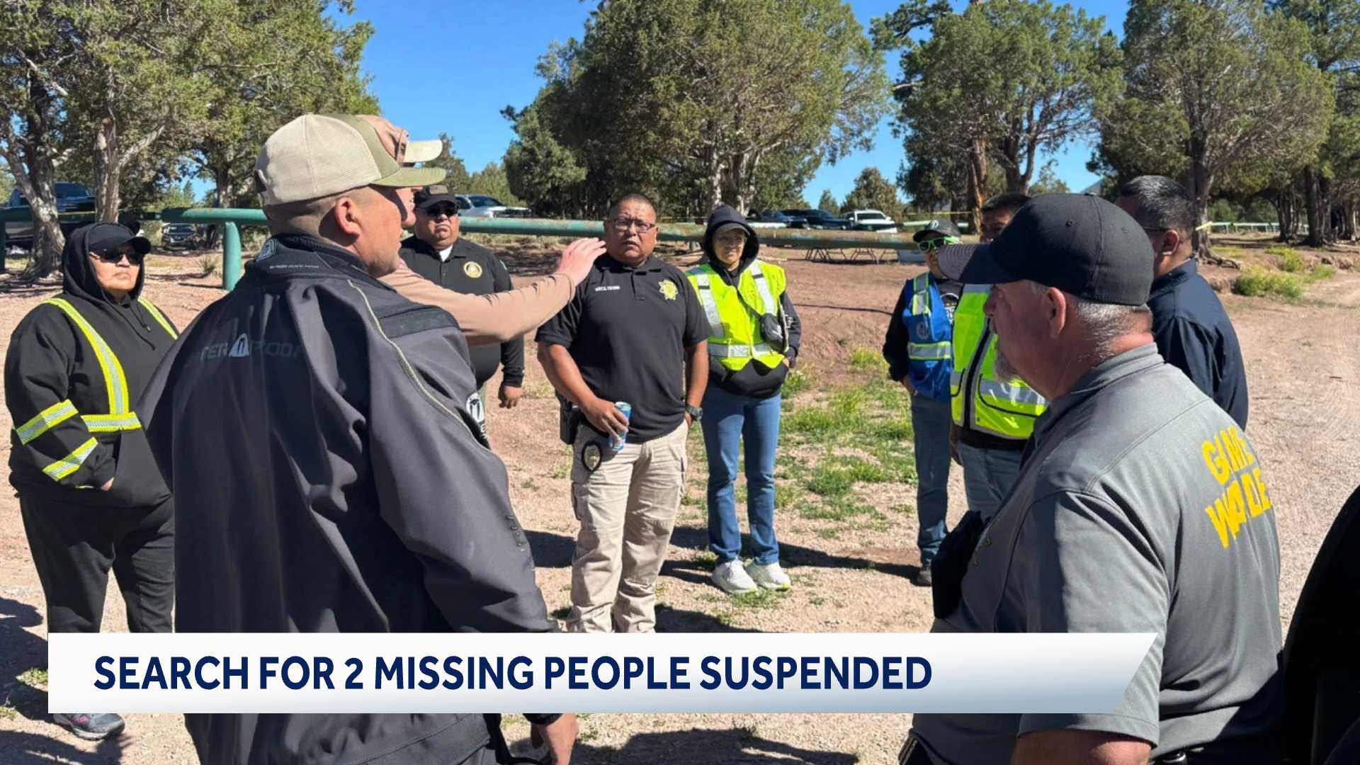 Rescue search suspended for two missing persons at Wheatfields Lake