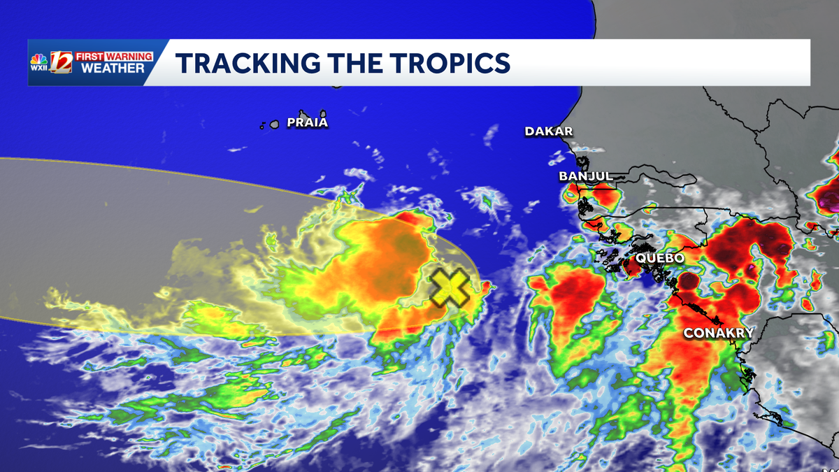 New tropical area of interest in eastern Atlantic