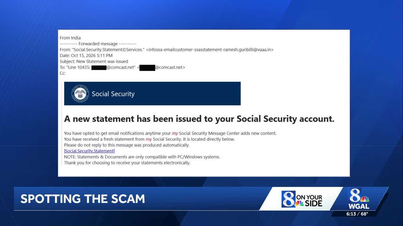 Strobe Statement Article Example Viewers spot scams using email warning signs - WGAL