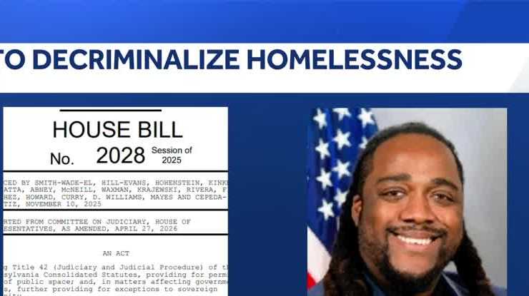 Pennsylvania lawmakers push bill to decriminalize homelessness