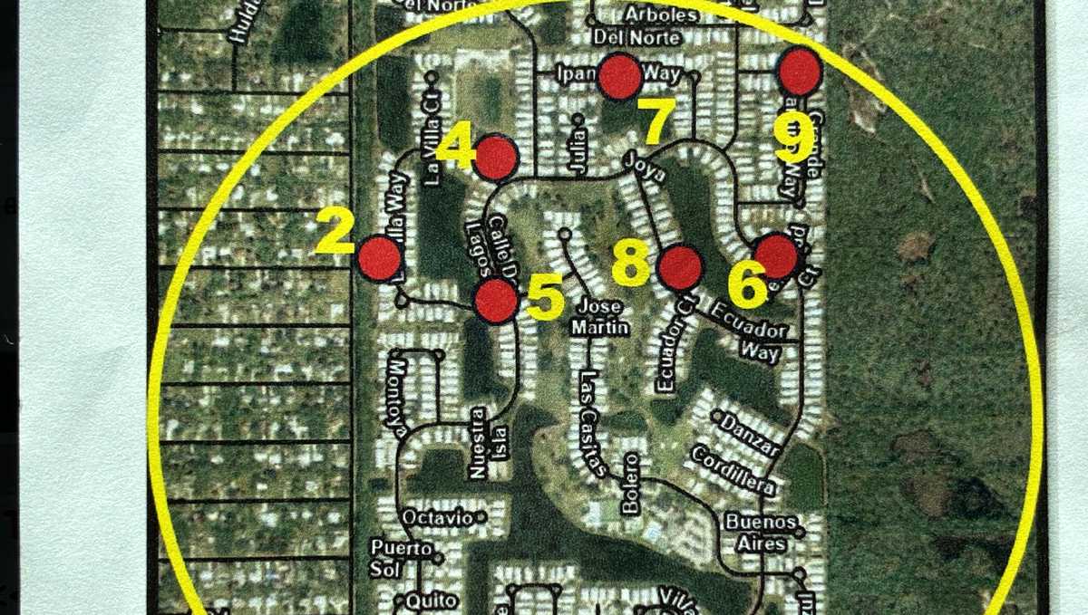 'Thankfully, no one was home': Arrest made in string of burglaries in St. Lucie County 55+ community