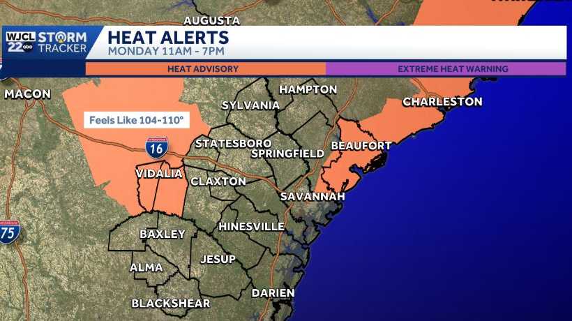 Dangerous Heat and Humidity Continue across Georgia and the LowCountry