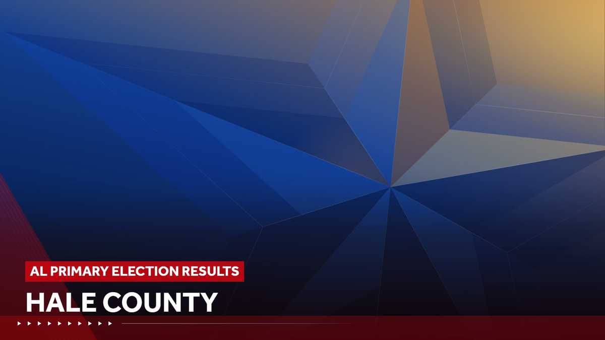 Hale County results: 2026 Alabama primary election