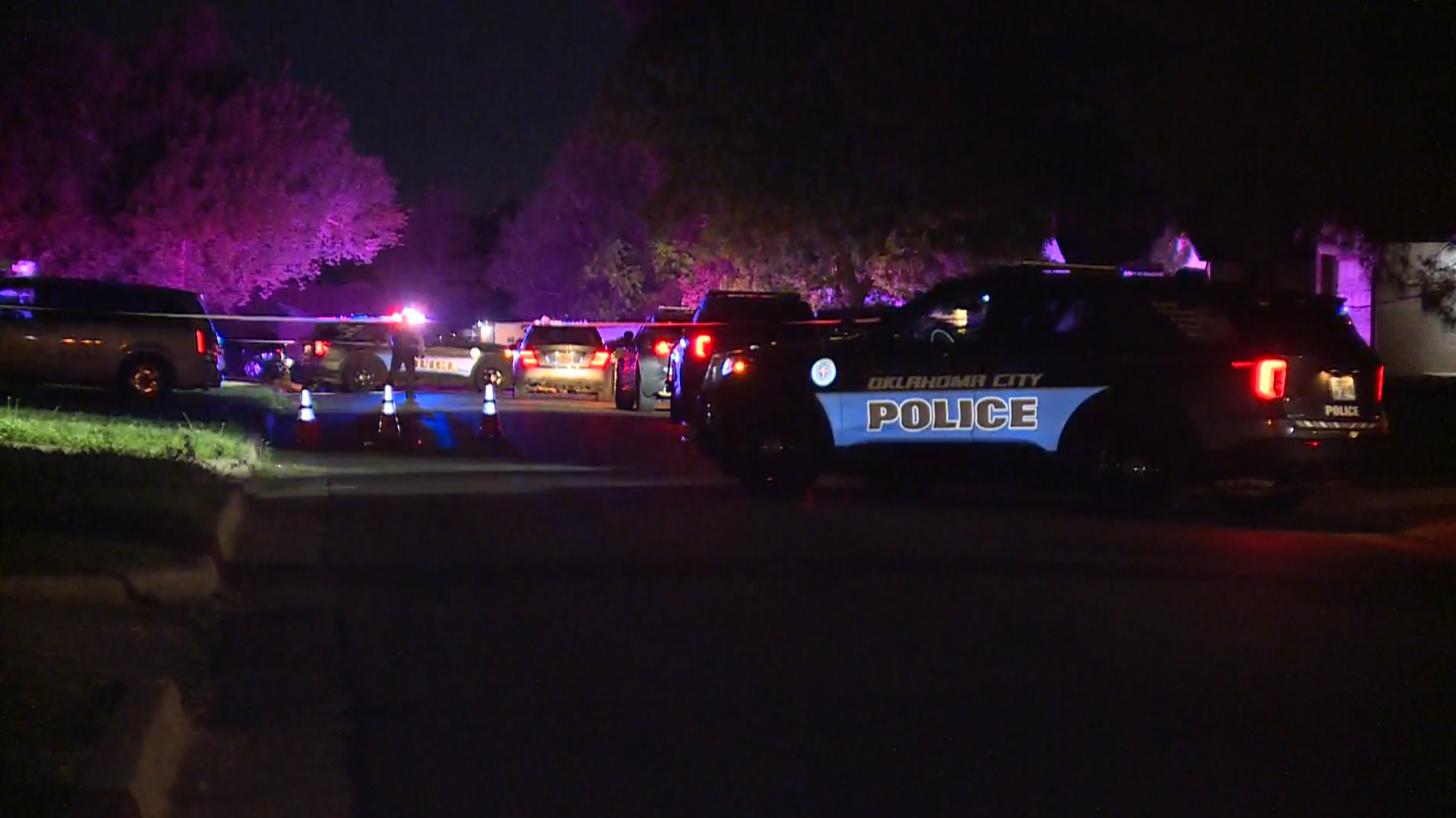 Police search for suspect after woman shot in the cheek in southwest OKC