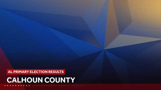 Calhoun County results: 2026 Alabama primary election