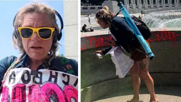 Kentucky woman arrested for WWII Memorial vandalism in Washington D.C.