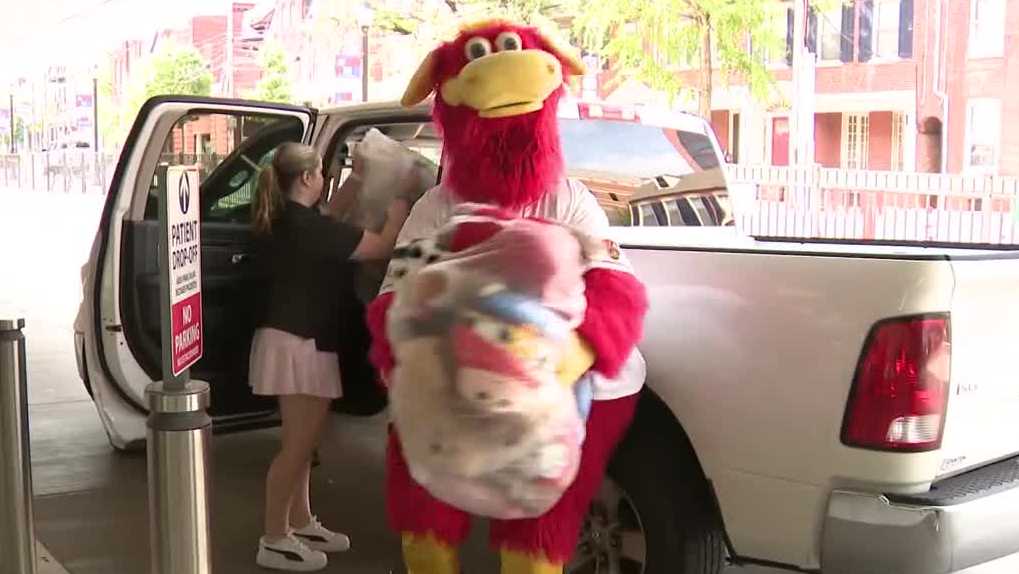 Lancaster Stormers deliver 264 teddy bears to local hospital