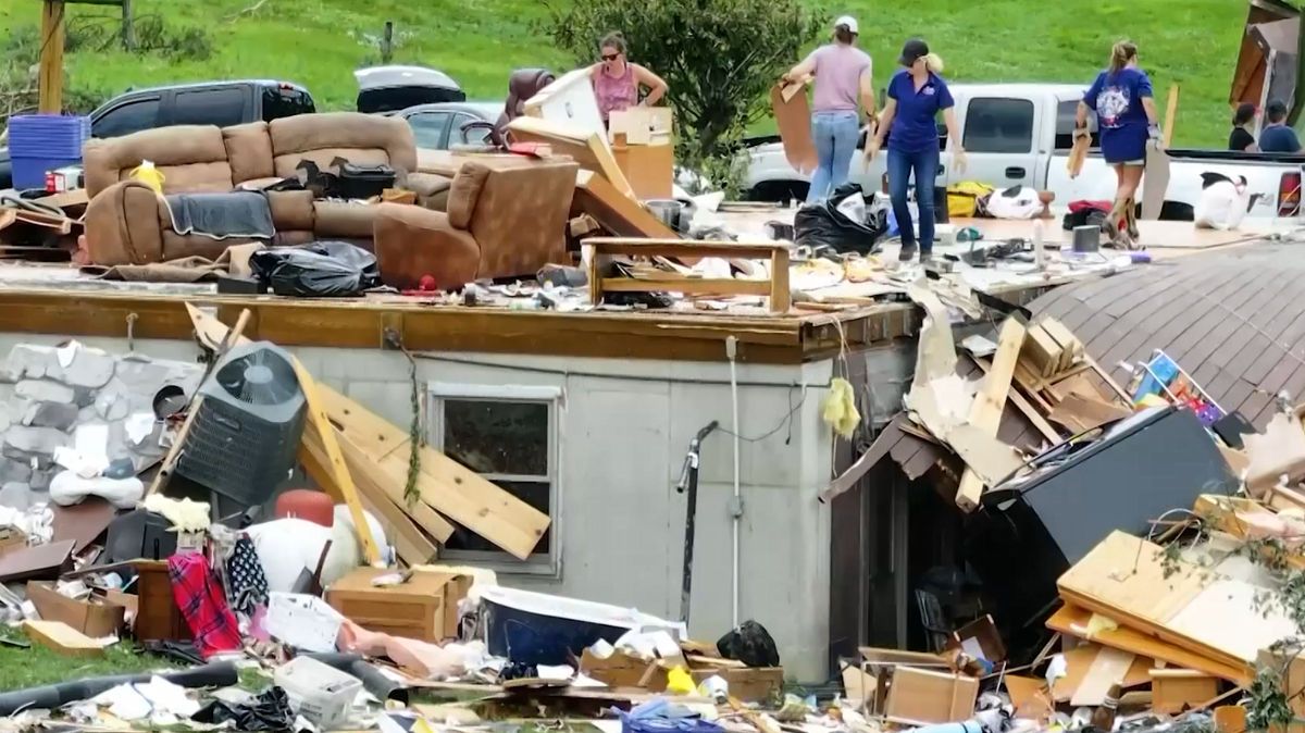 Indiana Gov. declares state of disaster emergency for 5 SE Indiana counties after tornado, storms