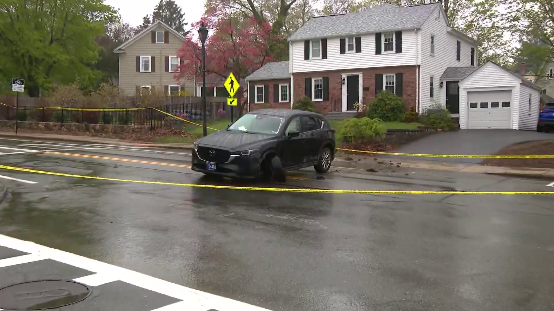 Driver dies after one-car crash in residential area