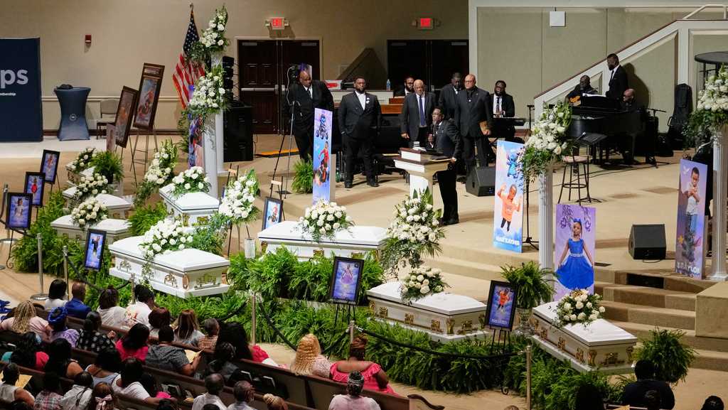 Shreveport children killed in mass shooting remembered at funeral