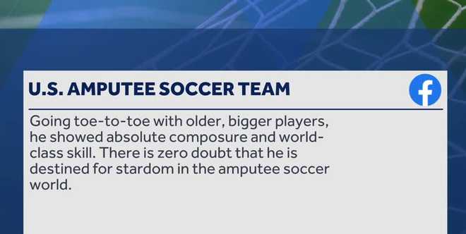 fifteen-year-old liam fanning, a sophomore at susquehannock high school in glen rock, york county, competed for the u.s. national amputee soccer team in his first international tournament in poland.