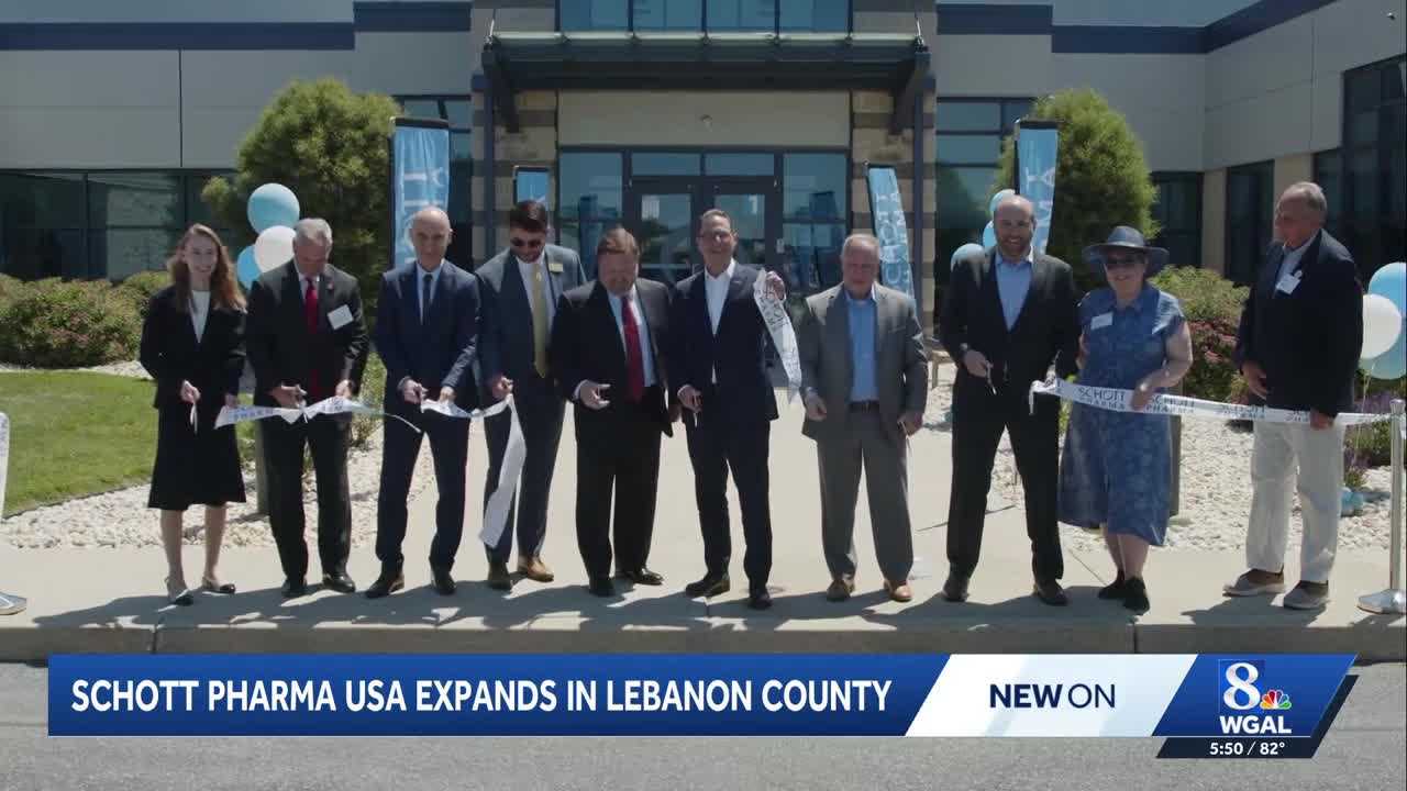 wgal.com - Brian Roche - Gov. Josh Shapiro visited Lebanon County to celebrate Schott Pharma USA's $60 million investment