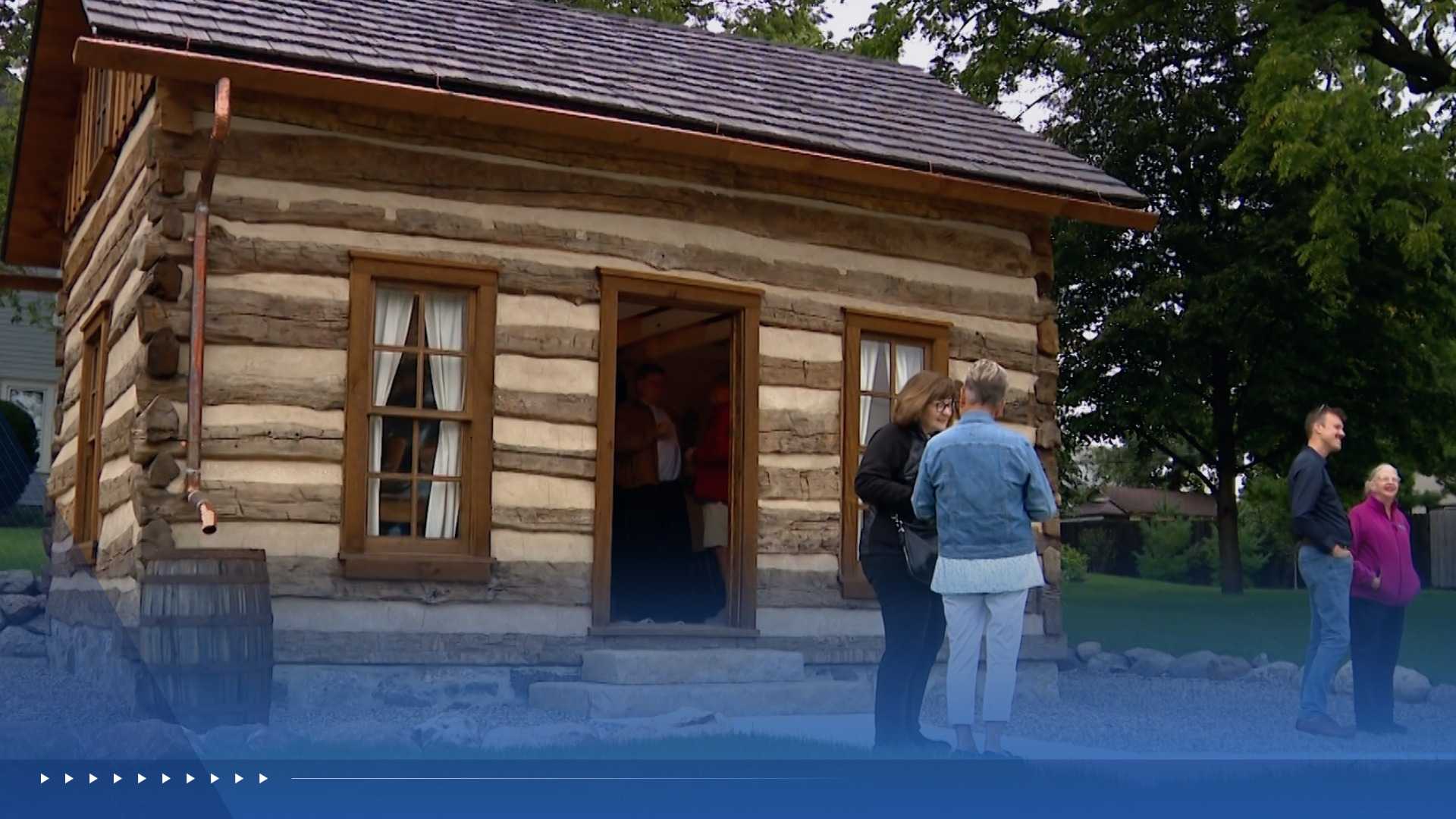 Historic 1859 cabin in Iowa returns to original condition with community help