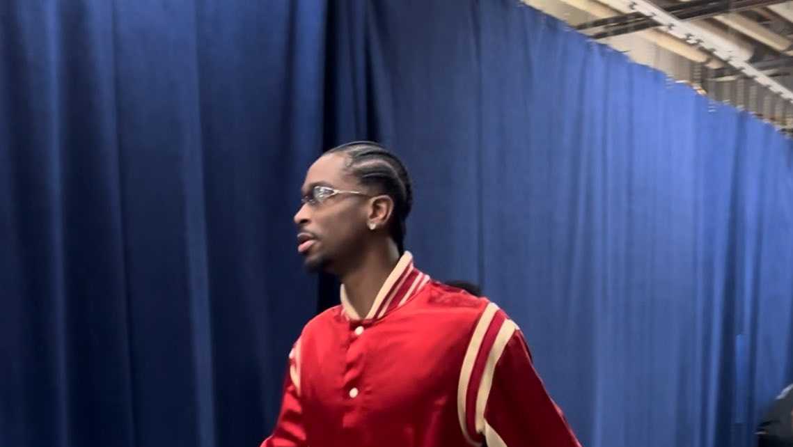 Thunder stars show up in style ahead of Game 2 against Lakers