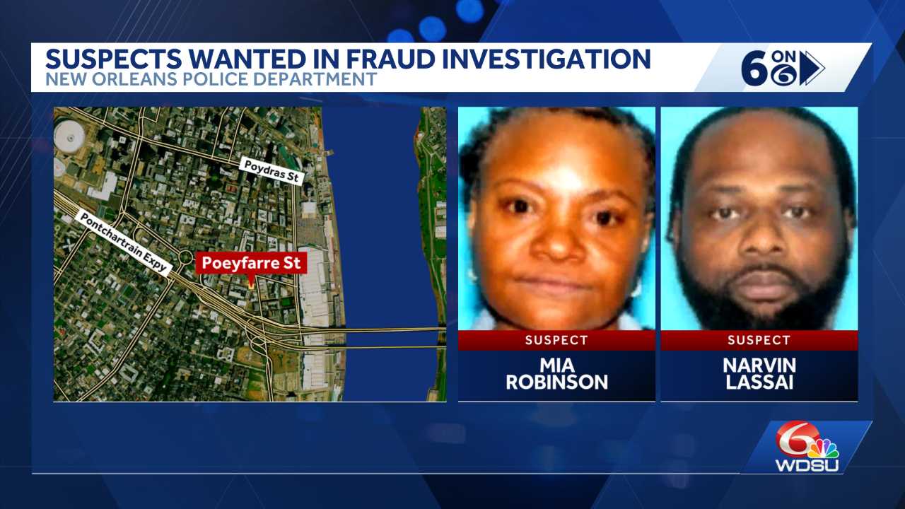 NOPD searching for two people accused of fraud