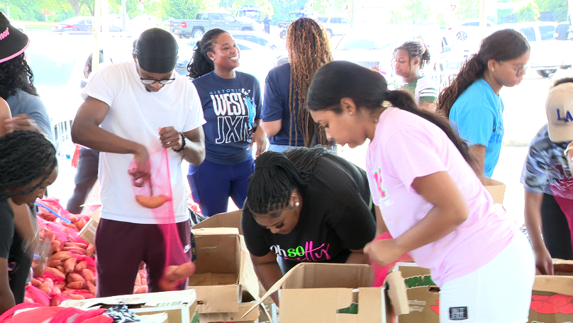 Jackson State University hosts annual Crop Drop during Welcome Week