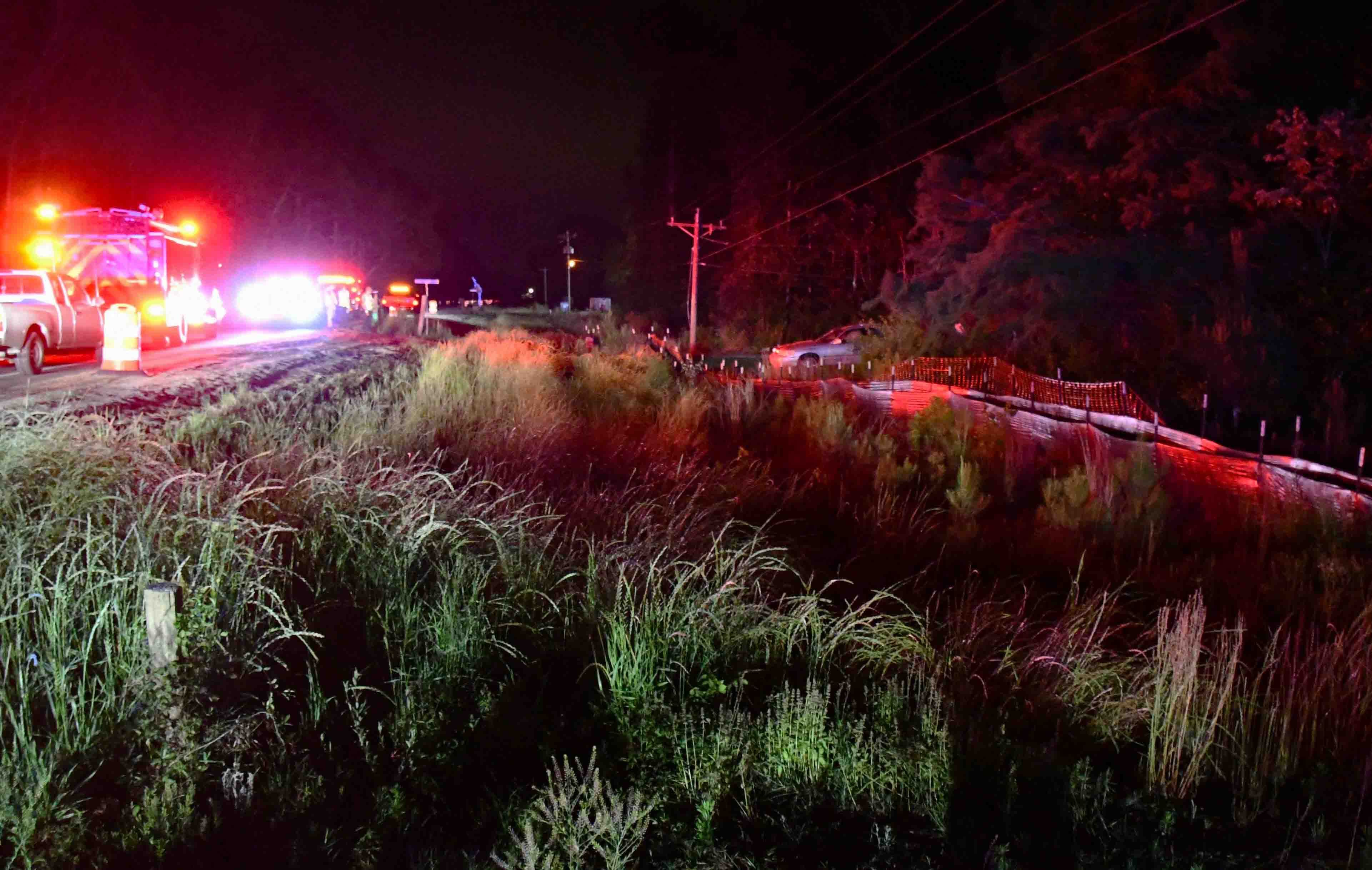 Car ends up in pond after South Carolina crash, 3 kids injured - WYFF