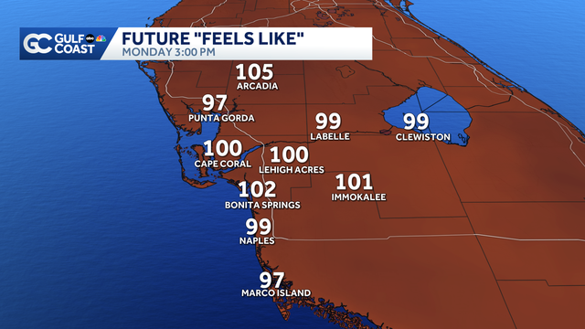 Hot, humid week ahead with limited rain chances