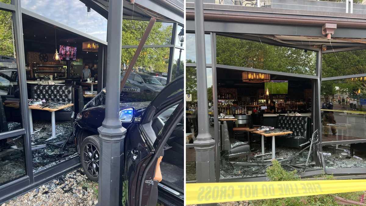 Three people injured after car crashes into busy Newburyport restaurant ...