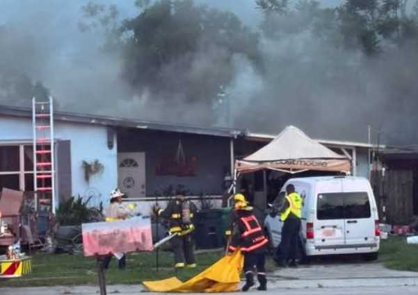 St. Lucie County Fire District puts out residential structure fire in Port St. Lucie
