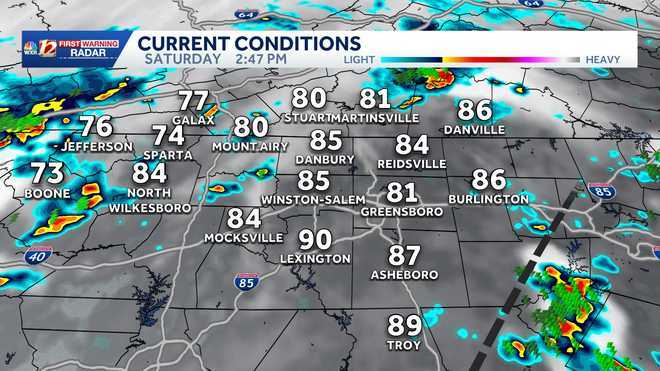 North Carolina weather: strong storms wind risks | Live updates