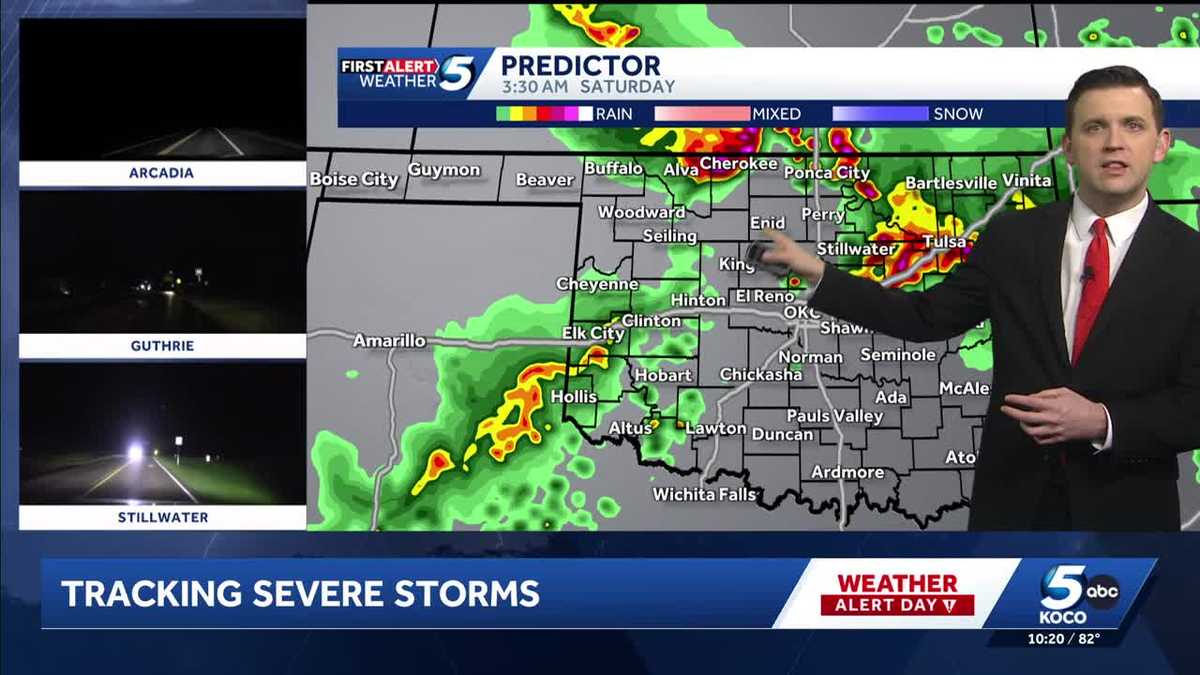 Severe storms leave thousands of Oklahomans without power - KOCO