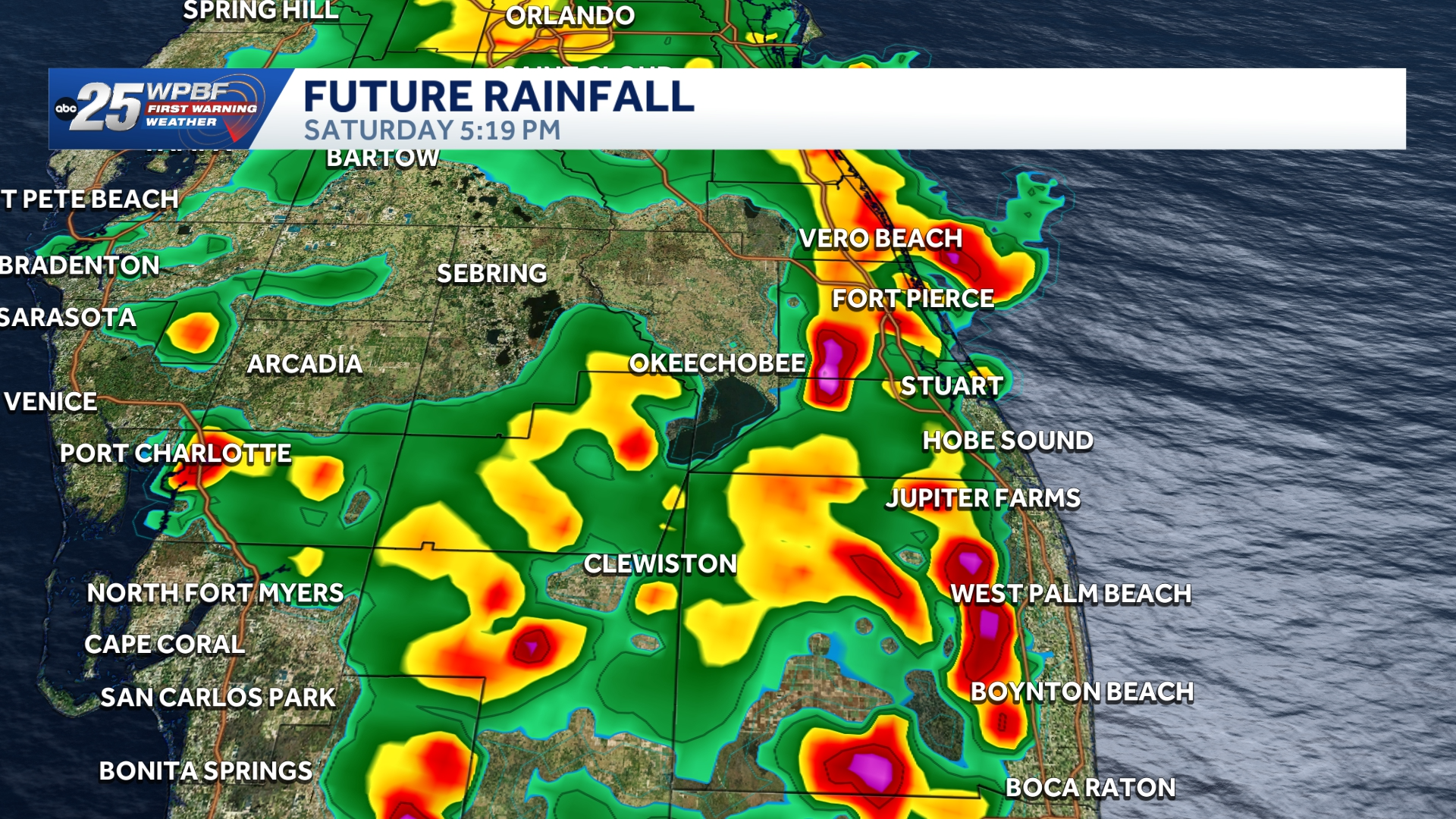 Heavy rain, lightning, and gusty winds expected July 4 weekend in South Florida
