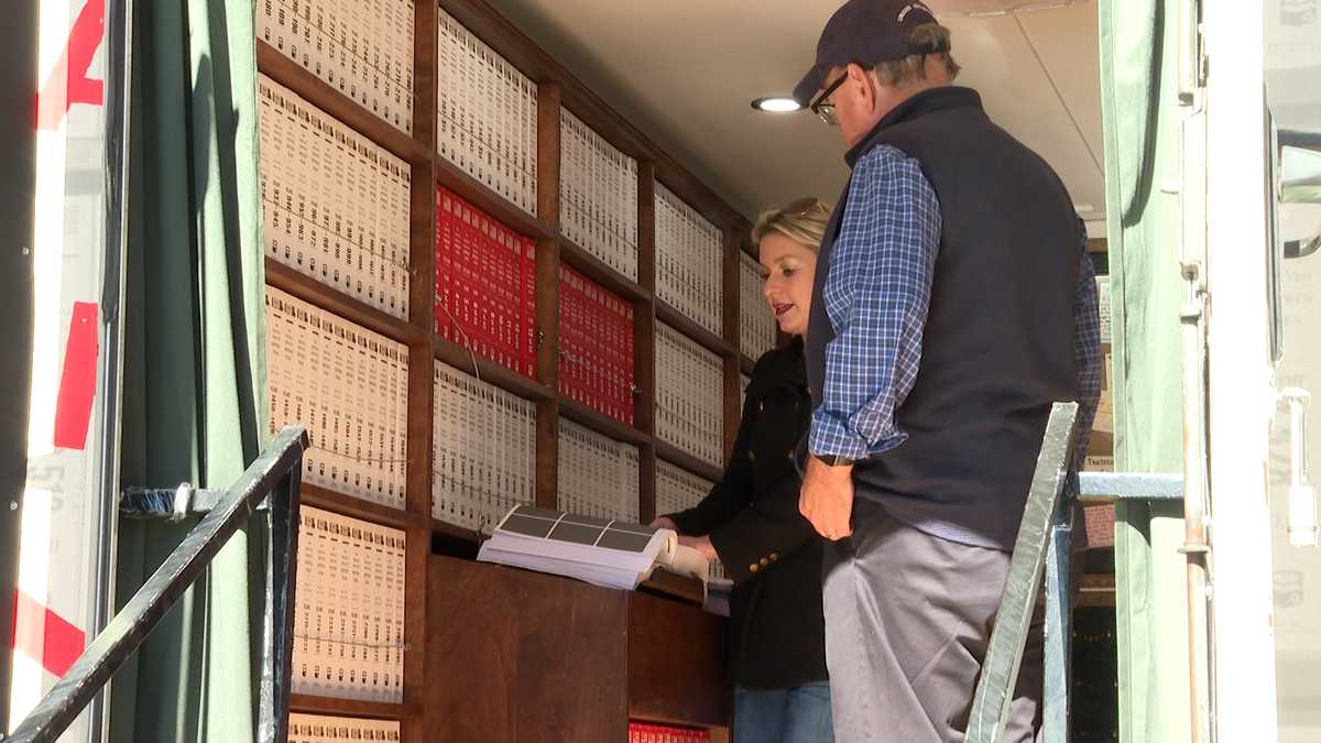 Traveling van holding tens of thousands of Epstein files makes stop in Lewiston