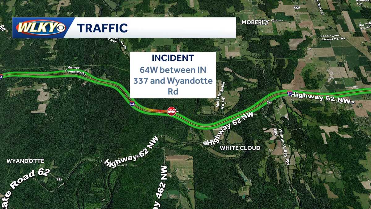 Traffic: I-64 West now open in Harrison county after a fatal crash