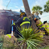 Driver airlifted to trauma center after car crashes into tree on I-95 in Palm City