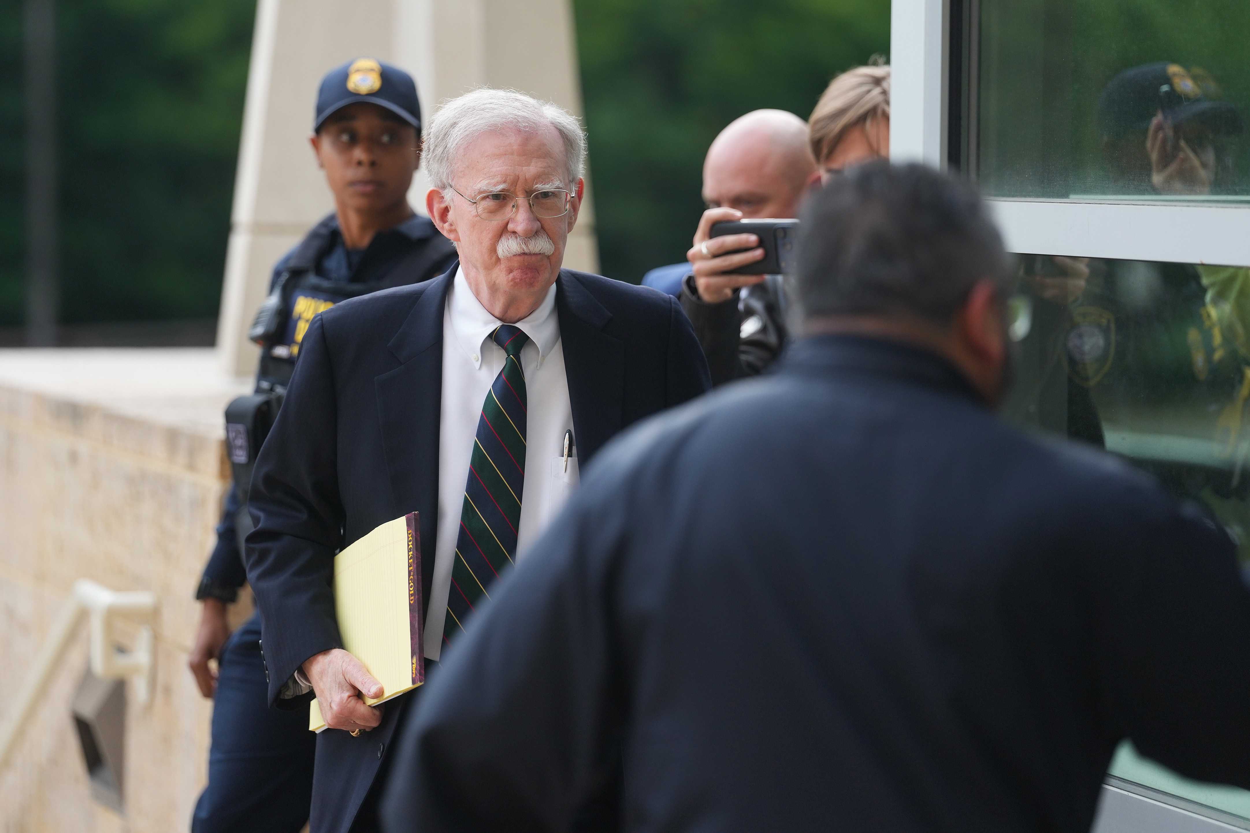 Ex-national security adviser John Bolton pleads guilty to illegally retaining classified information