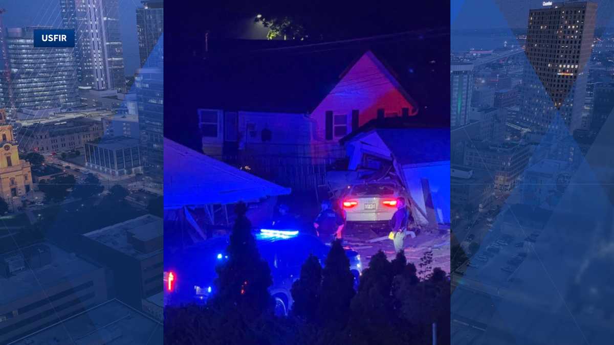 Homeowner: Pursuit ends with crash into West Allis garage