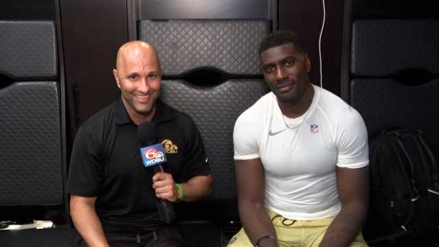 WATCH NOW: Saints TE Juwan Johnson talks 2026 expectations and explosive offense