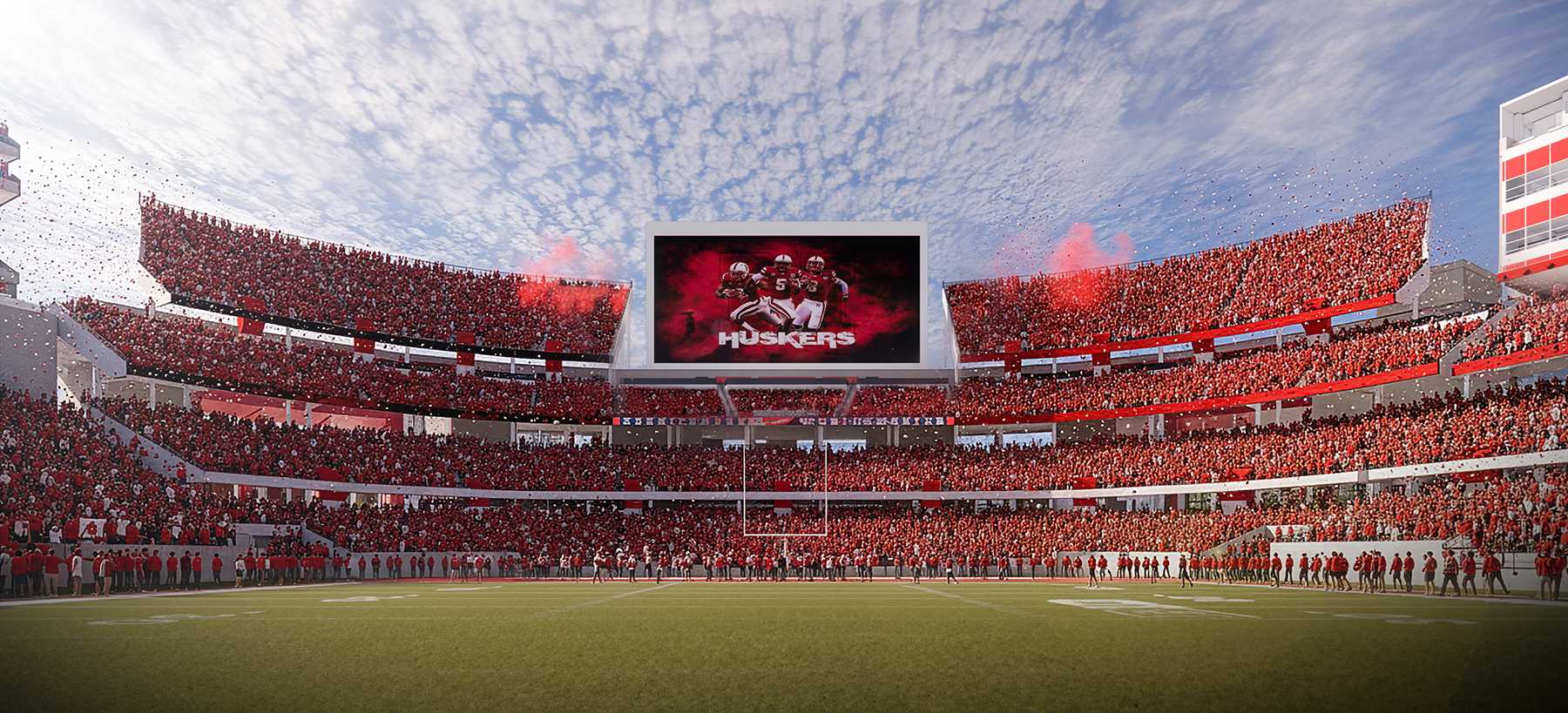 Nevers Stadium Nebraska Athletics announces plan to renovate Memorial Stadium - KETV