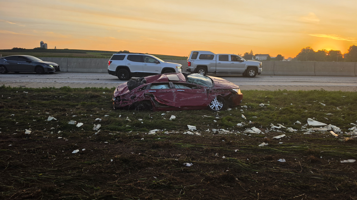 2 injured after tractor-trailer overturns on Route 283 in Lancaster ...