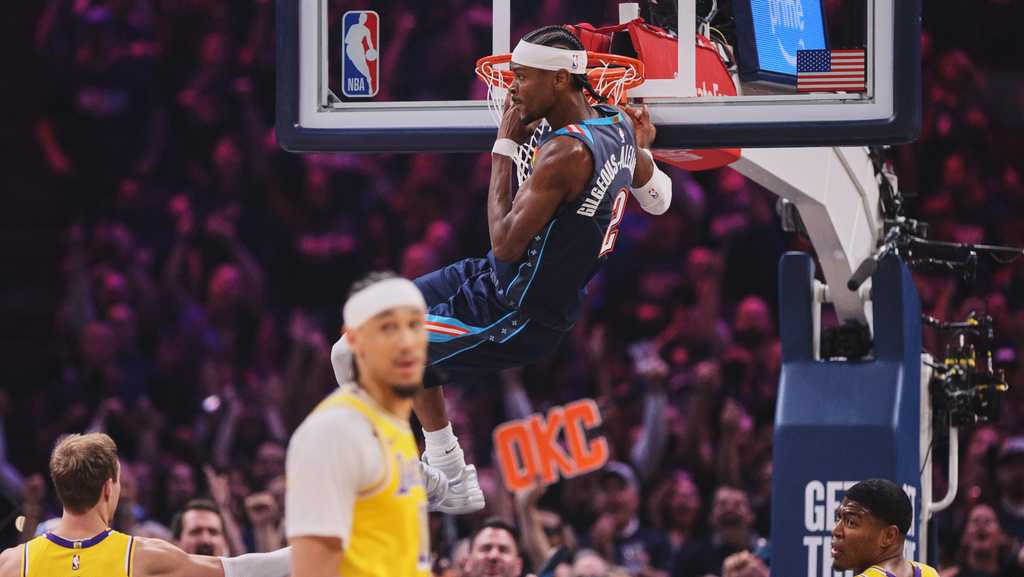Holmgren, Gilgeous-Alexander score 22 as Thunder beat the Lakers to go up 2-0 lead in the West semis